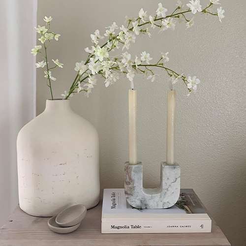 user image by @ericamarie787, Distressed Ceramic Vase Natural White - Hearth & Hand™ with Magnolia
