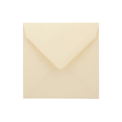 Jam Paper 5 X 5 Square Invitation Envelopes With Euro Flap Ivory ...