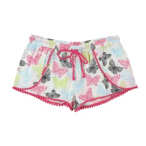 P.J. Salvage Womens Butterflies Pajama Shorts - 1 of 2