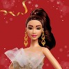 Barbie Signature 2025 Holiday Barbie Fashion Doll, Seasonal Collector, Light Brown Hair with Silver & Gold Gown - 2 of 4
