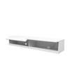 Syemin TV Stands and Consoles Modern Warm White TV Cabinet for 80 Inch TV Stands for Living Room Bedroom, White, 70.87"*15.75"*11.81" - 4 of 4