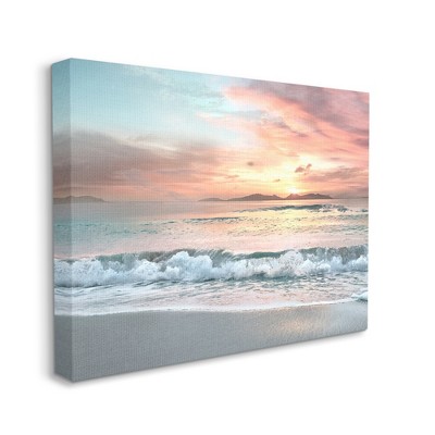 Sunrise Beach Coastal Landscape Canvas Print, 40 x 30