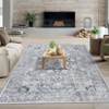 Garvee Washable Living Room Area Rug Vintage Print Non-Slip Runner Vintage Indoor Large Carpet for Bedroom Dining Room Office - 2 of 4