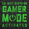 Mens Do Not Disturb Gamer Mode Activated T Shirt Funny Video Game Lover Tee For Guys - Crazy Dog Men's T Shirt - image 2 of 4