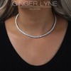 Tennis Necklace for Women Sterling Silver 3mm or 5mm Cubic Zirconia 16 or 18" Lengths by Ginger Lyne - 3 of 4