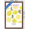 Trends International Reinders: Fruit Market - Lemons from Italy Framed Wall Poster Prints - 3 of 4