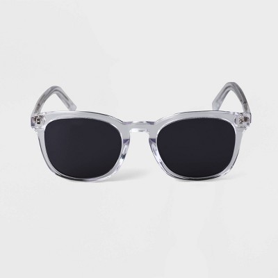 Men's Acetate Square Surf Sunglasses - Goodfellow & Co™ Clear