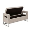 NicBex 50" Storage Bench Modern Large Versatile Storage Ottoman Bench for Bedroom, Entryway - 2 of 4