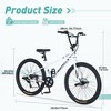 CAVINAS 26" Kids Freestyle Bike for Teens,7-Speed Grip Shifters,Steel Frame,Double Disc Brakes,Freestyle MTB Bikes for Children,No Suspension - 2 of 4