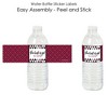Big Dot of Happiness Maroon Graduation Party Water Bottle Sticker Labels - Set of 20 - 3 of 4