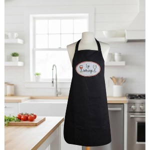 Cotton Apron I Go Both Ways – Wine Lovers Kitchen Apron by Manual Woodworkers and Weavers - 1 of 3