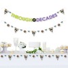 Big Dot of Happiness Through the Decades Party Letter Banner Decoration 36 Banner Cutouts and Through the Decades Banner Letters - 2 of 4
