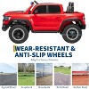 12V Kids Ride On Police Car with Remote Control, Electric Pickup Truck for Toddlers, 3 Speeds, Spring Suspension, LED Lights - 3 of 4