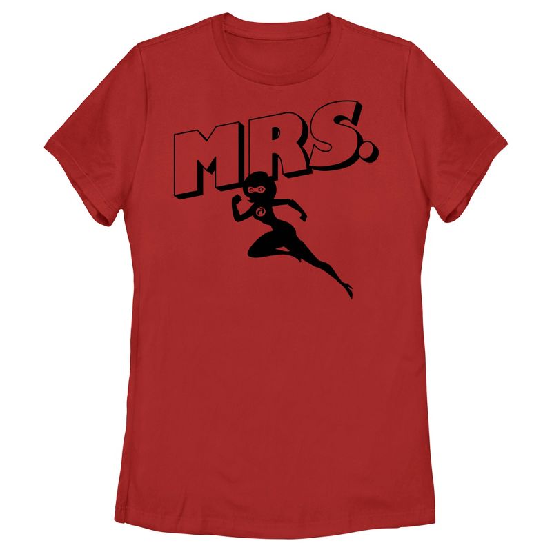 Women's The Incredibles Elastigirl Mrs. Silhouette T-Shirt, 1 of 5