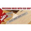 JessEm 07413 Stainless Steel 24" Precision Ruler with Patented Flex Grip, Fade-Resistant Markings – Durable Measuring Tool for Woodworking, Carpentry, - 4 of 4