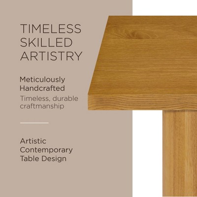 Lana Refined Natural Solid Wood Console Table