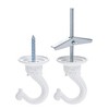 Unique Bargains Zinc Alloy Ceiling Utility Hooks and Hangers with Hardware 2 Pcs - 3 of 4