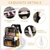Hachikiko Stadium Approved Clear Backpack - Transparent School Bag with Wide Shoulder Straps - 4 of 4