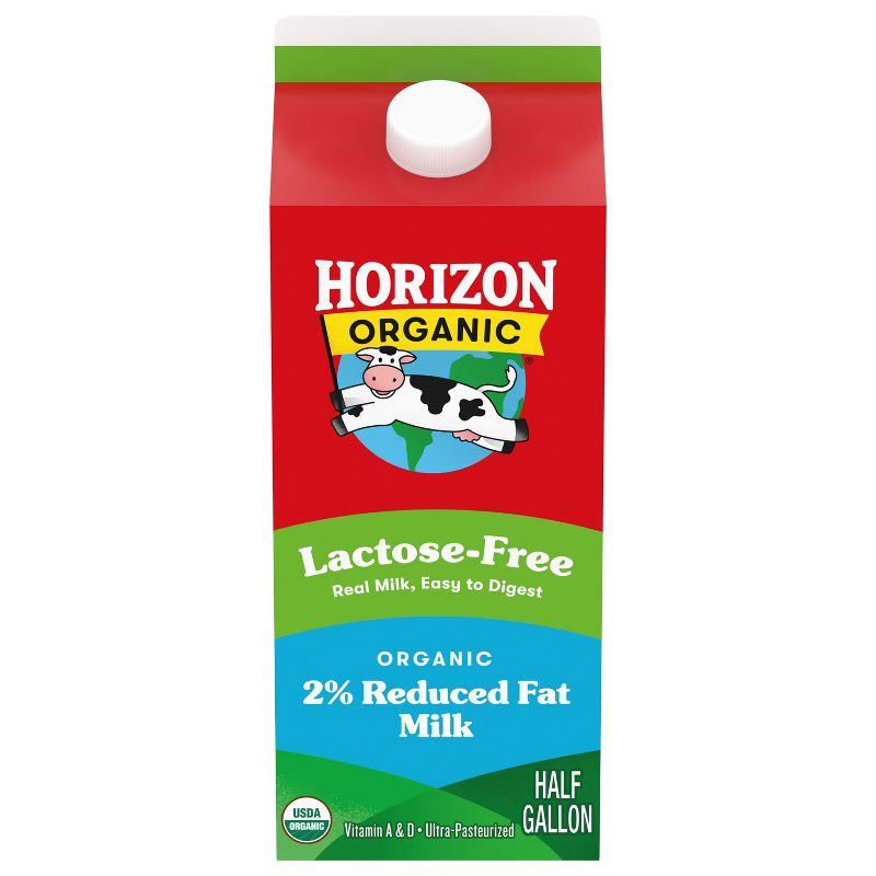 Horizon Organic 2% Reduced Fat Lactose-Free Milk - 0.5gal, 1 of 9