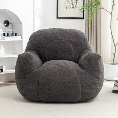 Bean Bag Chair With Tufted Stuffed Filling,Fluffy And Lazy Sofa,BeanBag Chairs With Memory Foam For Apartment Living Room-Cuddlewood