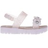 bebe Girl's Sandals - Cute and Charming Sandals, Open Toe Summer Sandals for Toddlers - 2 of 4