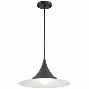 Access Lighting Costa 1 - Light Pendant in  Matte Black - 1 of 4