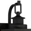 Possini Euro Design Ackerly 14" High Farmhouse Rustic Lantern Outdoor Wall Light Fixture Mount Porch House Edison Bulb Textured Black Finish Metal - 3 of 4