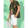HAPPY BAY Men's Hawaiian Shirts Short Sleeve Button Down Shirt Mens Tropical Shirts Casual Holiday Summer Party Shirts for Men Funny - 4 of 4