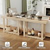 Wooden Console Table, 46-Inch Narrow Console Table for Entryway, Farmhouse Rectangular Accent Table - 4 of 4