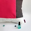 Slickblue Contemporary Design Knitted Fabric Throw Pillow Cushion 19.7"x19.7" - Down Alternative, 4 Options Available - 2 of 4