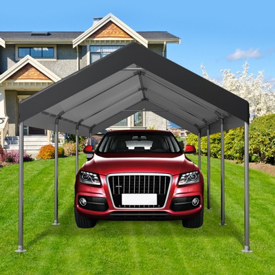 Carport, Car Canopy, Portable Garage, Easy to Assemble, Carport Canopy 10x20FT Heavy Duty for Car, Bike, Boat, Party