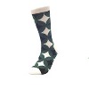 Green Avocado Colored Geometric Patterned Socks (Men's Sizes Adult Large) from the Sock Panda - image 4 of 4