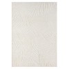 Luxe Weavers Floral Palm Leaf Cream Indoor Area Rug - 2 of 4