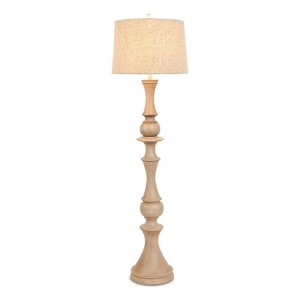 Sea Winds Lux Lighting 63'' Coastal Brillance Cream Floor Lamp 3-Way Switch - 1 of 4