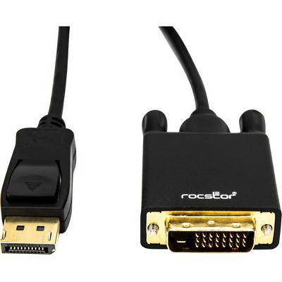  6ft displayport to dvi-d cable supports 4kx2k 30hz m/m 