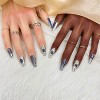 Vynxaria PurPle Seamless Fit Press-On Nails for All-Day Comfort Size M - 2 of 4