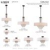 Livex Lighting Carlisle 2 - Light Semi-Flush Mount in  English Bronze - 4 of 4