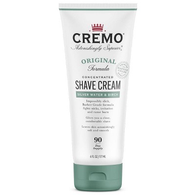 Cremo Silver Water and Birch Shave Cream - 6oz