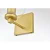Elegant Lighting Juelz 1 light Chrome and Clear Bath Sconce - 4 of 4