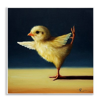 Stupell Industries Yoga Chicks Funny Animal Painting, 12" x 12"