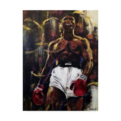 Gregg Degroat 32" x 24" Muhammad Ali Canvas Art