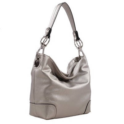 MKF Collection Emily Soft Vegan Leather Shoulder Hobo Bag by Mia K