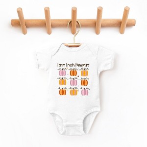 The Juniper Shop Farm Fresh Pumpkins Chart Baby Bodysuit - 1 of 2