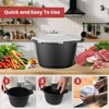 Itopfox Large Microwave Cookware Steamer with Removable Filter and Lockable Lid - BPA Free, Dishwasher Safe for Cooking Vegetables and More - 4 of 4