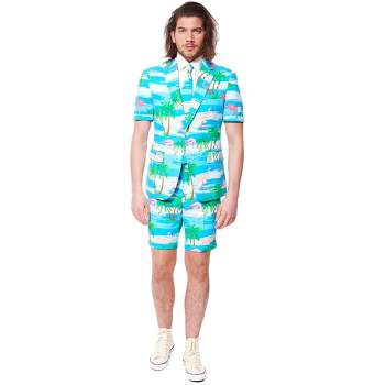 OppoSuits Men's Suit - Summer Flaminguy - Multicolor