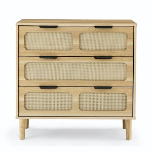 Bella Depot 31.5''W Farmhouse 3 Drawers Chest of Drawers - 1 of 4
