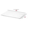 Smarty Had A Party 9" x 13" Clear Rectangular Plastic Serving Trays - 24 pcs - 2 of 4