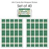 Big Dot of Happiness Family Tree Reunion - Mini Candy Bar Wrapper Stickers - Family Gathering Party Small Favors - 40 Count - 3 of 4