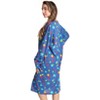 Just Love Womens Nightgown - Long Sleeve Henley Oversized Sleepwear Gown - 2 of 3