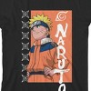 Naruto Main Character & Shurikens Crew Neck Short Sleeve Boy's Black T-shirt - image 2 of 3